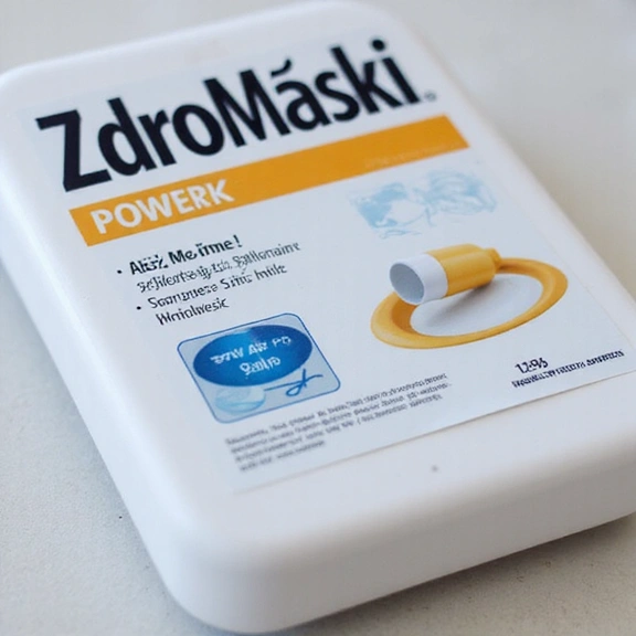 Opakowanie Zdromoskilife PowerMax z bliska, z wyraźnym logo i informacjami o produkcie.